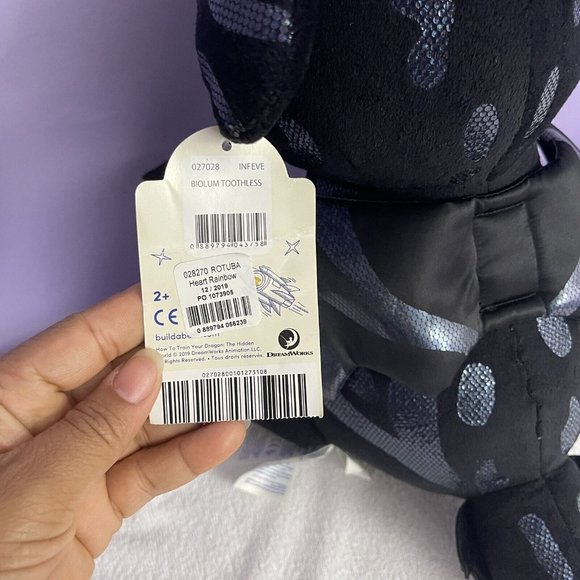 How to Train Your Dragon Toothless Stuffed Animals Plush Toy - Picture 4 of 9